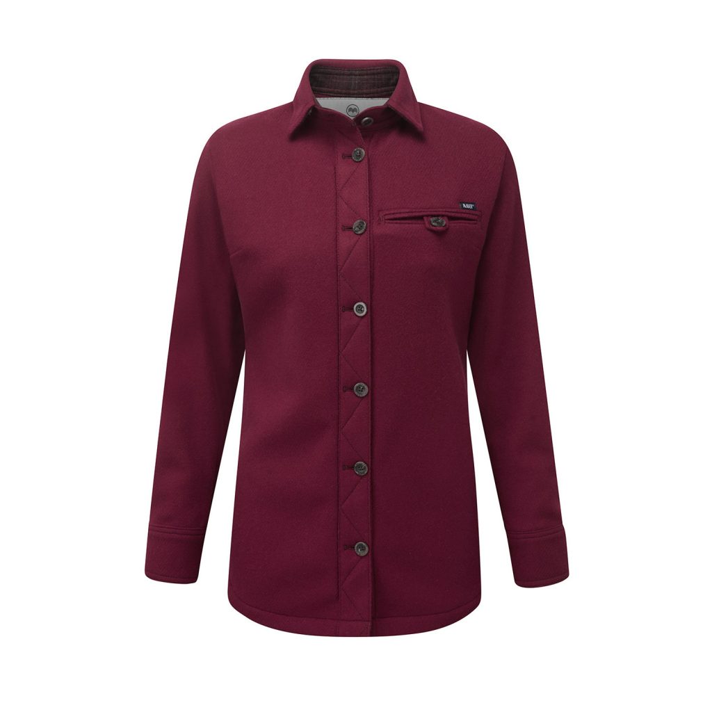 McNair Womens Merino Fell Shirt in Heather