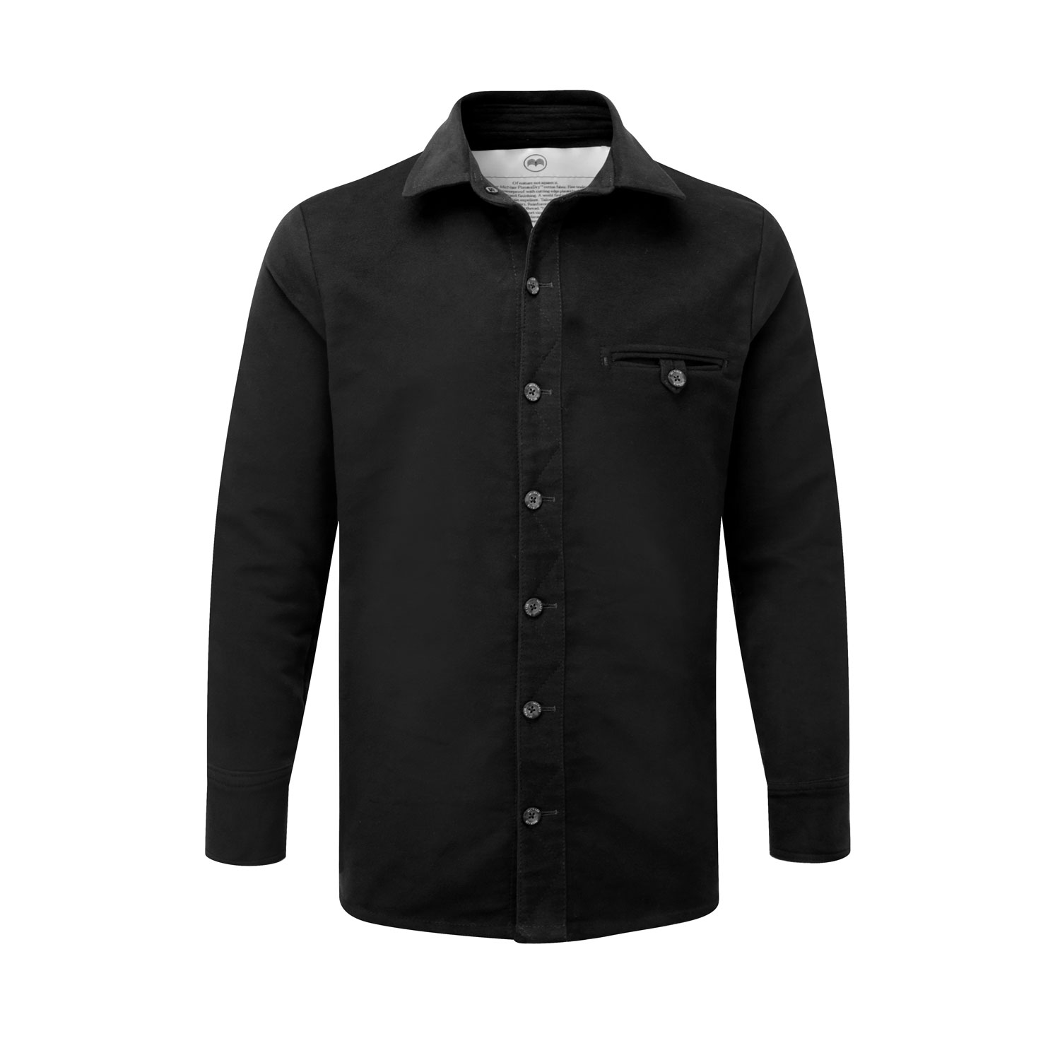 Albiate Washed Black Moleskin Shirts by Proper Cloth
