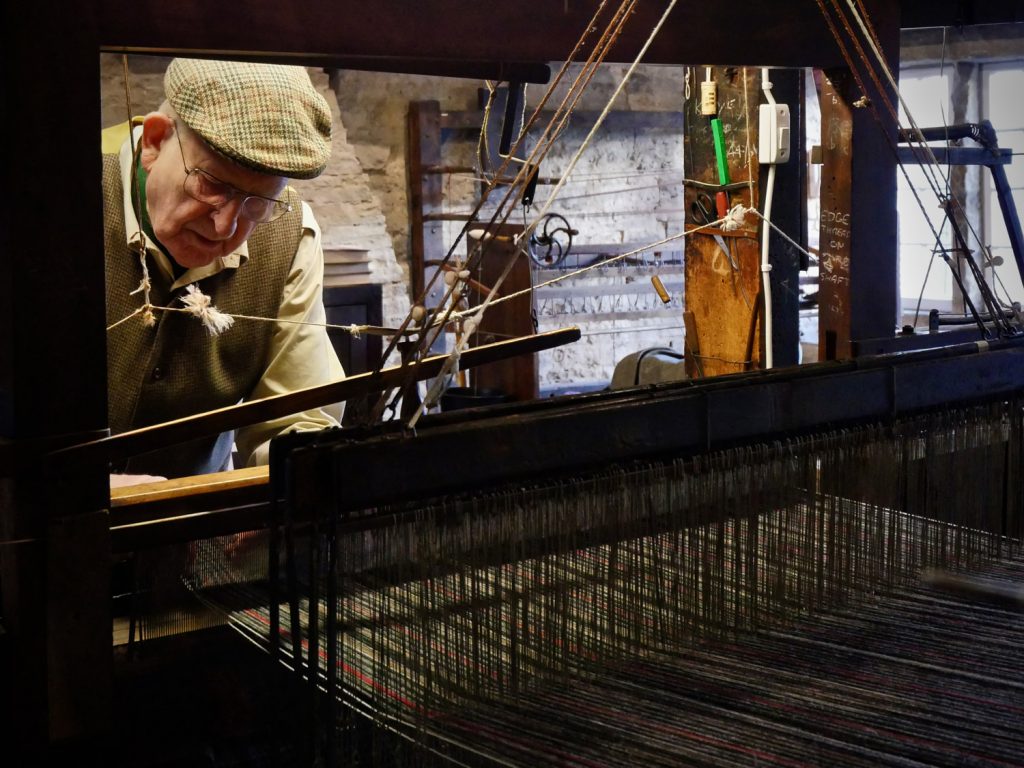 Weaving at the Colne Valley Museum