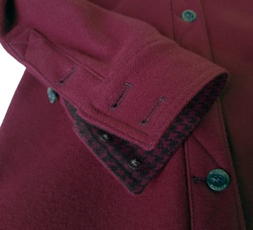 McNair merino shirt in Heather with special edition Colne Valley trim