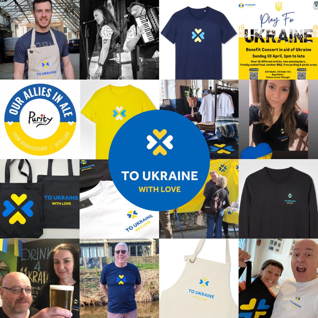 To Ukraine With Love - Clothing, accessories & fundraising events