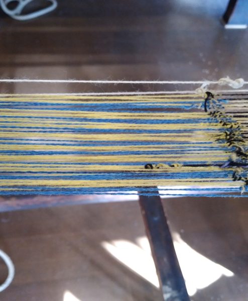 Weaving for McNair Shirts at The Colne Valley Museum