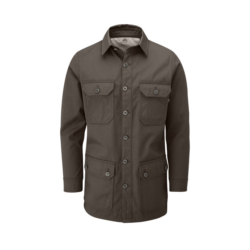 McNair men's Half Panama Jacket in Mole brown