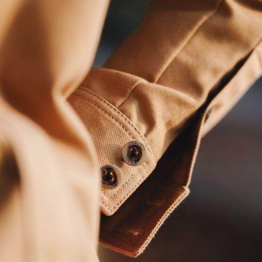 McNair women's cotton canvas Work Jacket (cuff detail)