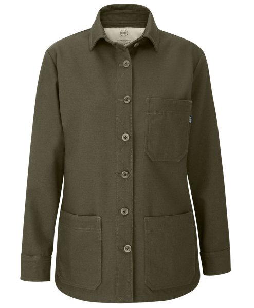 McNair women's PlasmaDry cotton canvas Work Jacket in Bronzed Olive