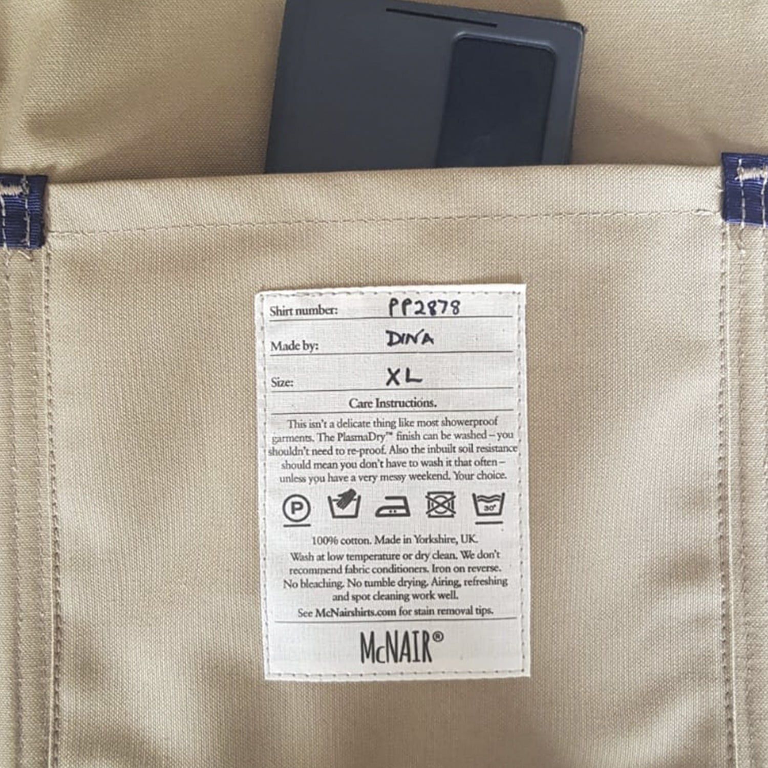 Women’s made-to-measure Lightweight Canvas Work Jacket - Image 8